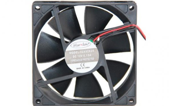 92x92x25 mm 12 Volt 2 Pin Fan