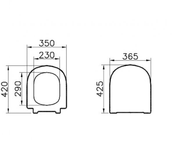 Vitra S50 Asma Klozet ve Ses Yok Yavaş Kapanan Nuvoplast Kapak - 4