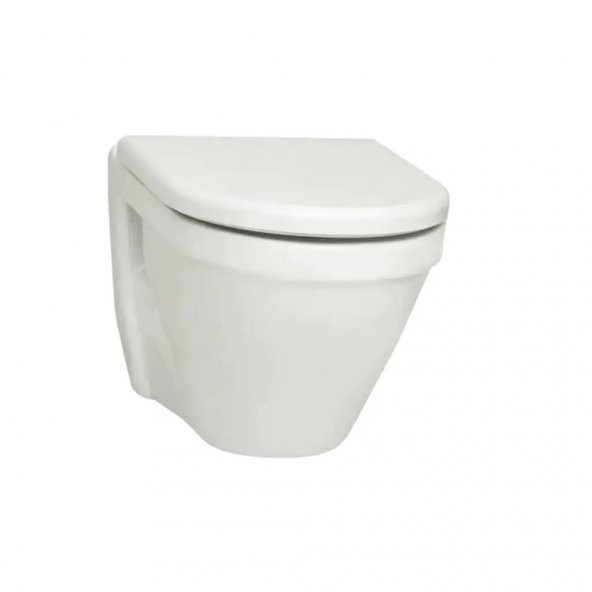 Vitra S50 Asma Klozet ve Ses Yok Yavaş Kapanan Duroplast Kapak - 3