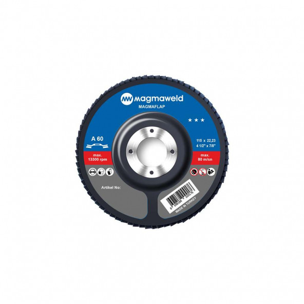 Magmaweld Flapdisk AO 60 KUM-115x22mm-813M31156A (10 Adet)