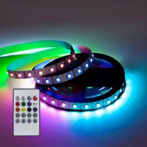 Petrix Usb Şerıt Led Kumandalı - Müzığe Duyarlı Rgb (Renk Değiştiren)