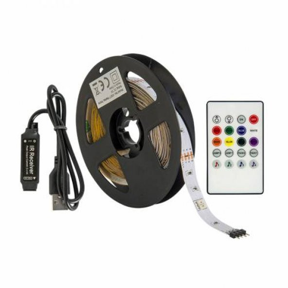Petrix Usb Şerıt Led Kumandalı - Müzığe Duyarlı Rgb (Renk Değiştiren) - 2