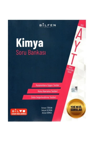 Bilfen Yayınları Ayt Kimya Soru Bankası