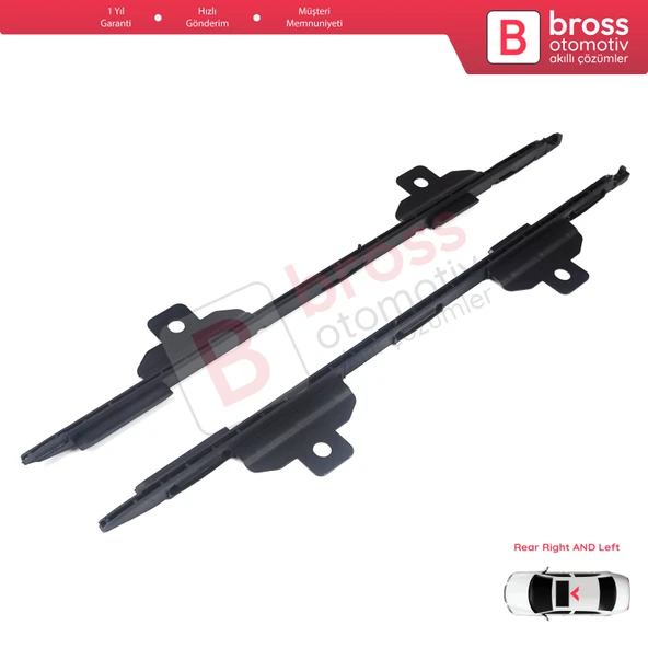 BMW X1 E84 MK1 2009-2014 için Sunroof Perde Ray Sürgülü Kızak Braketi ARKA 54102993888 - 2