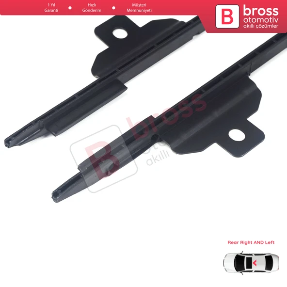 BMW X1 E84 MK1 2009-2014 için Sunroof Perde Ray Sürgülü Kızak Braketi ARKA 54102993888 - 5