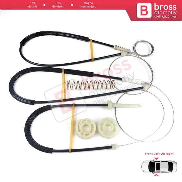 Bentley CoBentley Continental MK1 GT GTC 3W 2003-2011 Coupe Convertible İçin Elektrikli Ön Kapı Cam Kriko Setintinental GT MK1 2003-2011 İçin Ön Sağ veya Sol Kapı Cam Kriko Tamir Seti 3W0837401 02 - 2