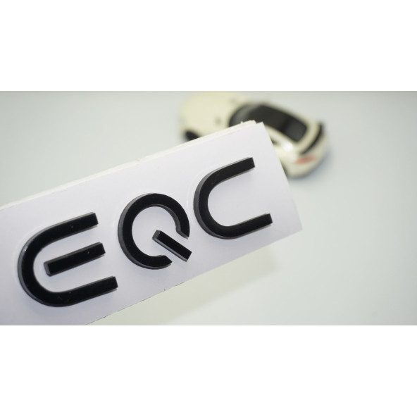 DK Tuning EQC Bagaj Siyah ABS 3M 3D Yazı Logo Benz İle Uyumlu