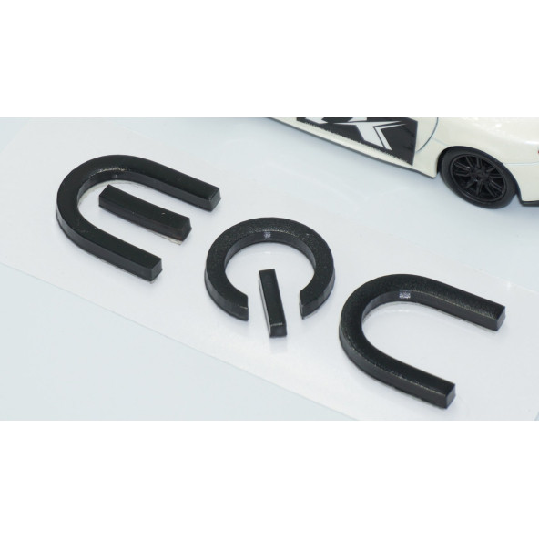 DK Tuning EQC Bagaj Siyah ABS 3M 3D Yazı Logo Benz İle Uyumlu - 3