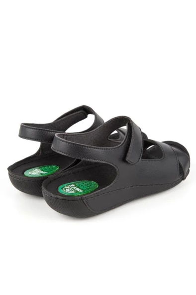 Muya Capella 31123-001 Topuk Jelli Anatomik Taban Kadın Sandalet Siyah 36-40 - 6