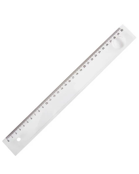 Yıldızlar Mercekli Şeffaf Cetvel 30 cm