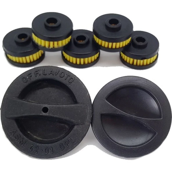 Atiker Gaz Kesici Valfi Filtresi 5 Li Paket (Eski Tip Çanaklı)