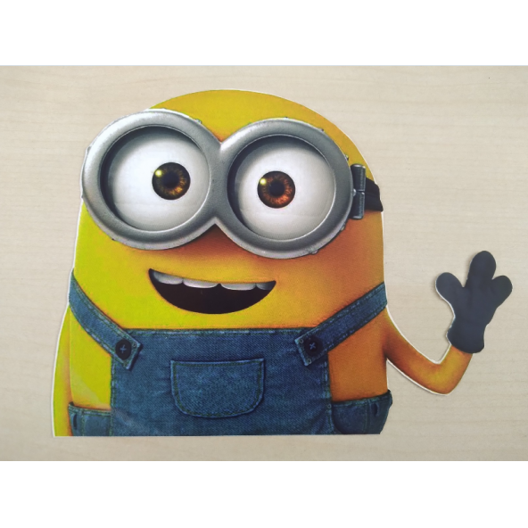 Minion STİCKER 14x12.5cm MİNYON - Minion ETİKETİ - Minion ÇIKARTMASI ürün görseli