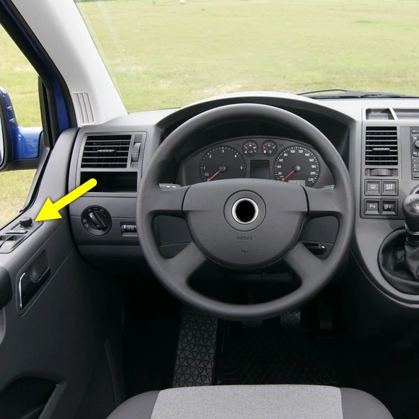 VW Caravelle T5 2004-2010 Dış Dikiz Aynaları Ayar Düğmesi 7E1959565A