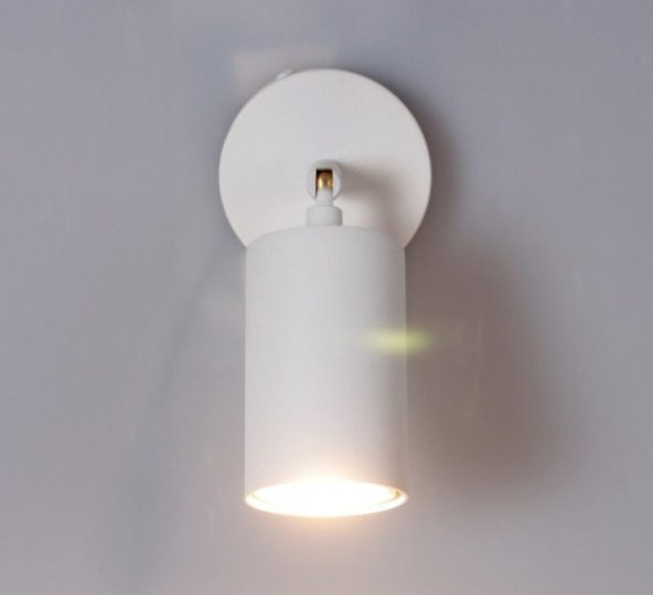 MYLİGHTS  MAT BEYAZ HAREKETLİ  LED APLİK GU10 LED GÜNIŞIĞI AMPUL DAHİLDİR