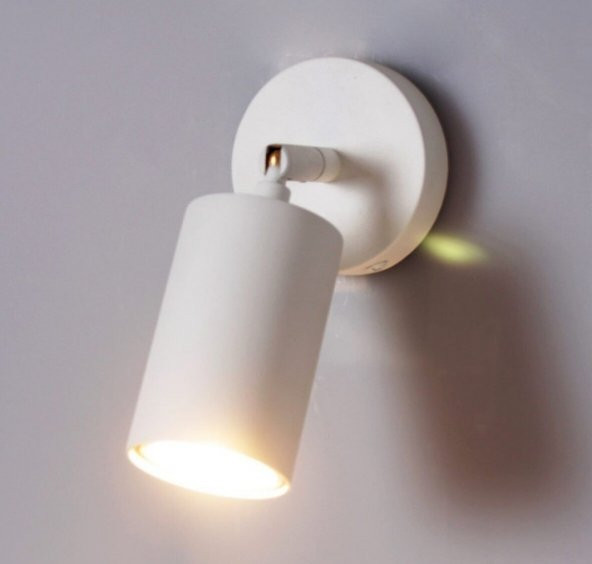 MYLİGHTS  MAT BEYAZ HAREKETLİ  LED APLİK GU10 LED GÜNIŞIĞI AMPUL DAHİLDİR - 2