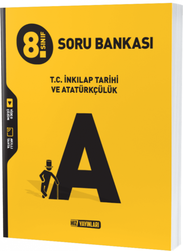 Hız Yayınları 8.Sınıf İnkılap Tarihi Ve Atatürkçülük Soru Bankası