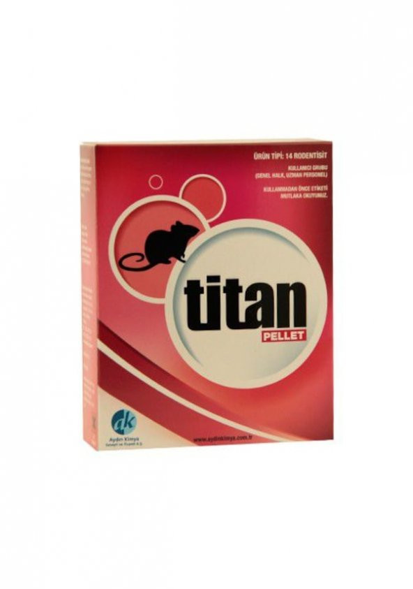 Titan Pellet Fare Zehiri Sıçan Ilacı 80 Gr