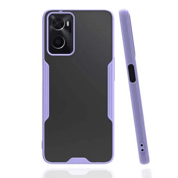 Oppo A96 4G Kılıf Zore Parfe Kenarları Pastel Renk Silikon Kılıf - 9