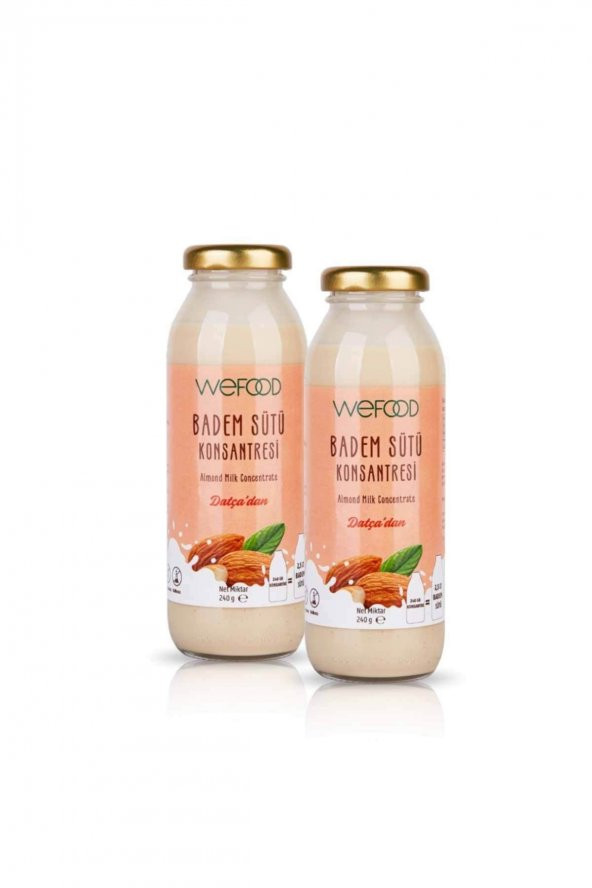Wefood Badem Sütü Konsantresi Badem 240 gr 2li