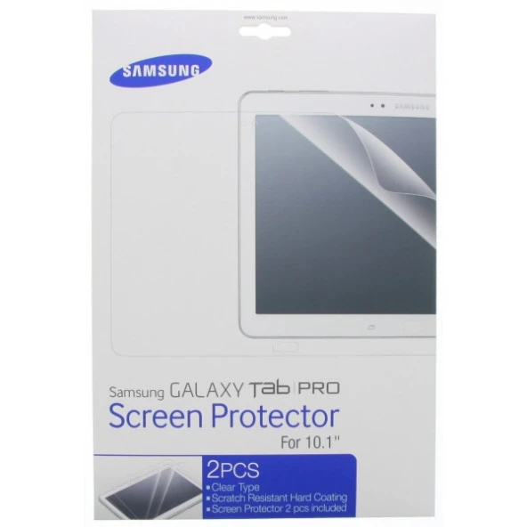 Galaxy Tab Pro 10.1 SM-T520 Şeffaf Ekran Koruyucu 1 Adet