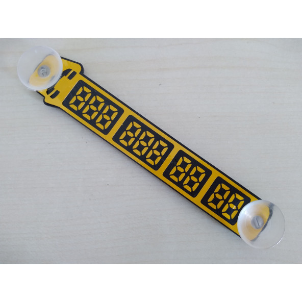 NUMARATÖR VANTUZLU FOSFORLU SARI (NUMARALIK) TELEFONLUK - PARKMATİK