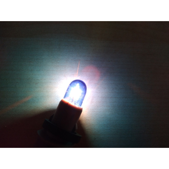 T10 DİPSİZ AMPUL (İTHAL) BUZ MAVİSİ 12V (2ADET FİYATI) T10 PARK, SİNYAL, PLAKA, GERİ VİTES AMPULU - 2