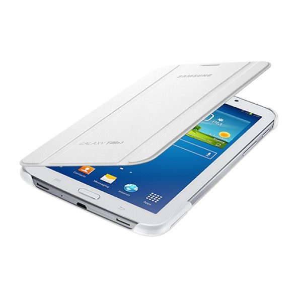 Galaxy Tab 3 7.0" T210 Bookcover Kılıf Beyaz EF-BT210BWEGWW