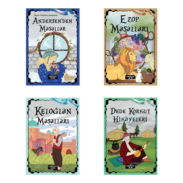 Çocuk Klasikleri Masallar Seti 4 Kitap Takım ürün görseli 1