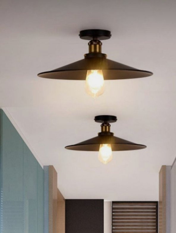 MYLİGHTS  RUSTİK  40 CM TAVAN AVİZE ARATÜR PLOFONYER  TEK FİYATIDIR