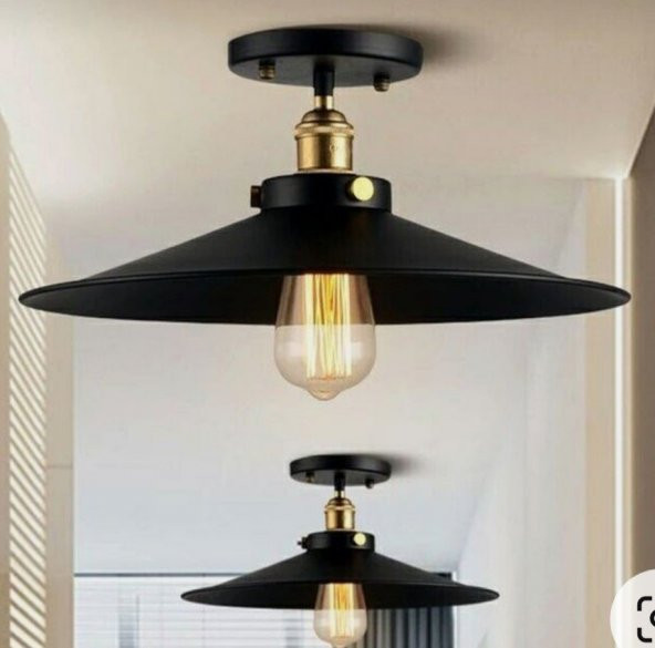 MYLİGHTS RUSTİK  40 CM METAL PLOFONYER AVİZE TEK FİYATIDIR