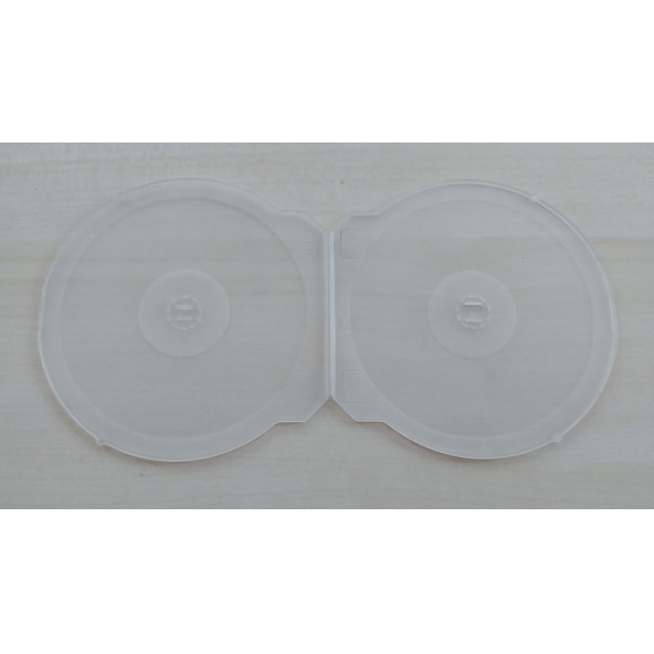 BOŞ CD ve DVD KUTUSU (BEYAZ) Shell (İstiridye) 2CD KAPASİTELİ - 2