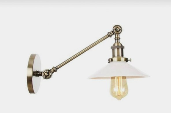 MYLİGHTS  ESKİTME AKROBATİK DUVAR APLİK OKUMA LAMBASI HAREKETLİ
