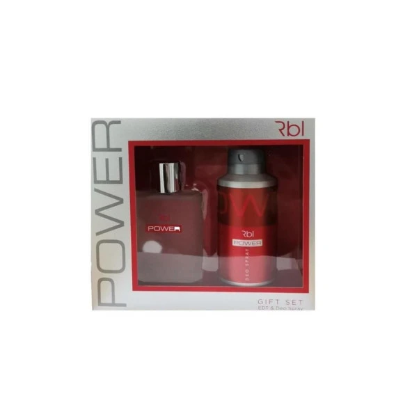 Rbl 90ml Edt+150ml  Deodorant Power Erkek Parfüm Set