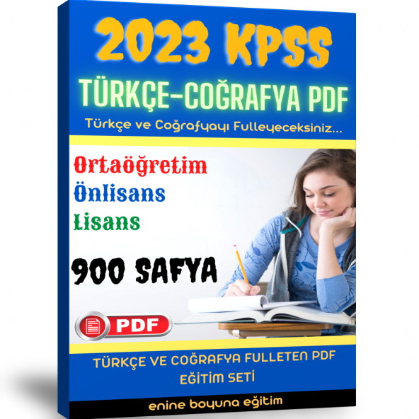 2025 KPSS Türkçe-Coğrafya PDF Kitabı (900 PDF Sayfası)