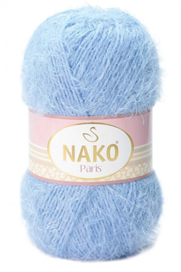 3 Adet Paris El Örgü ipi Yünü Mavi 4129 - 2