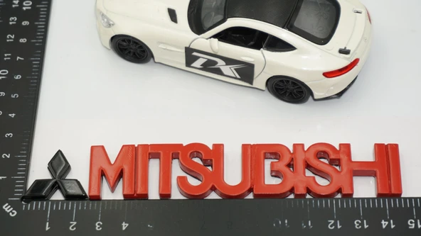 DK Tuning Mitsubishi Bagaj Siyah Kırmızı Logo Arma - 2