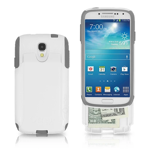 Otterbox Galaxy S4 Commuter Wallet Kılıf  - Gri-Beyaz