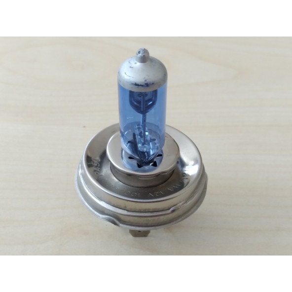 H4 AMPUL BEYAZ IŞIK TABLALI 12V 100/90W HELOGEN (TANE FİYATI) MURAT 124, MURAT 131,ANADOL,  (H4 FAR AMPULÜ) - 3