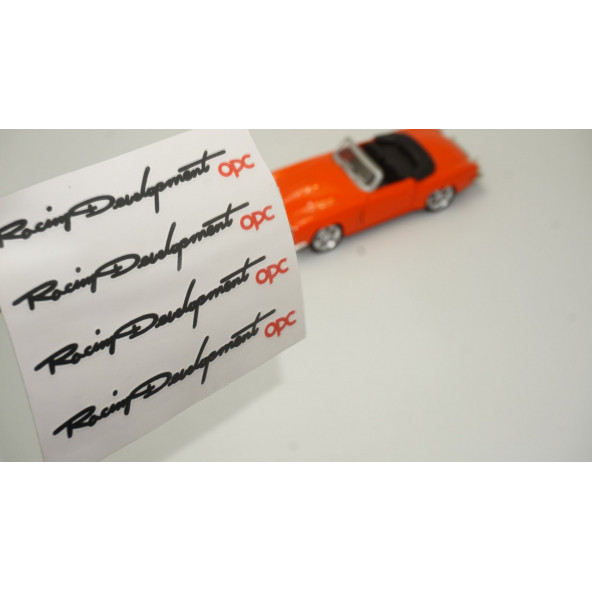 Opel OPC Kapı Açma Kolu Racing Devolopment Sticker Seti ürün görseli