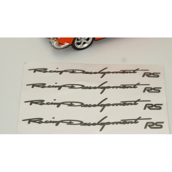 Renault RS Kapı Açma Kolu Racing Devolopment Sticker Seti - 2