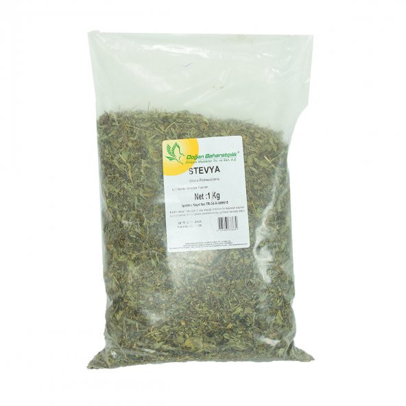 Stevya Otu Yaprağı Doğal Stevia 1000 Gr Paket