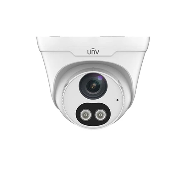 Uniview IPC3612LE-ADF28KC-WL 2mp 2.8mm Sabit Lens Dahili Sesli H.265+ ColorHunter IP Dome Kamera