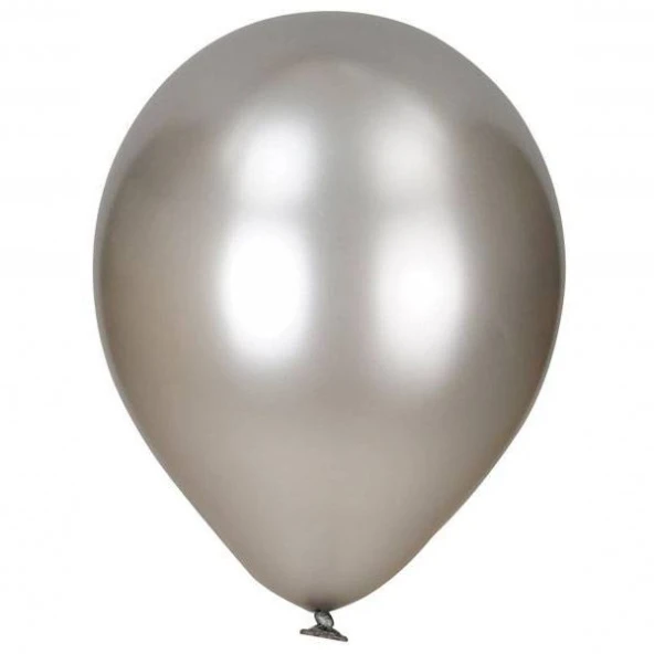 Balonevi Balon Metalik Gümüş 100 LÜ 2678 - Resim 2