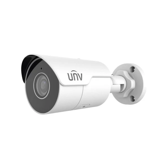 Uniview IPC2124LE-ADF40KM-G 4mp 4mm Sabit Lens Dahili Sesli H.265+ IR Bullet Kamera