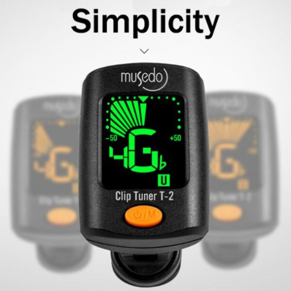 CHERUB T-2 MUSEDO DIJITAL TUNER CHERUB, Musedo T-2 , Digital Gitar ve Ukulele Akort Aleti