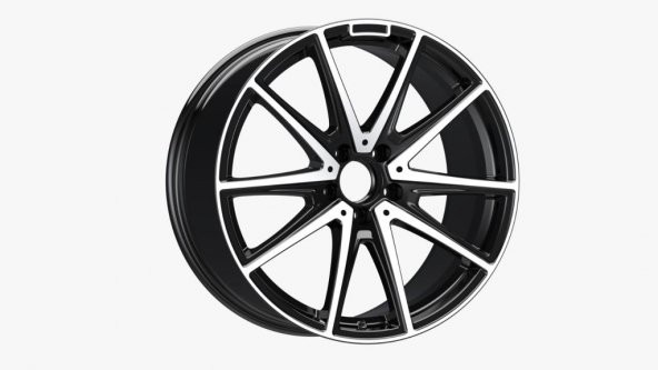 EMR-A331-03 9.5x19"-5x112 ET48 66.6 Black Lip Diamond Jant (4 Adet)