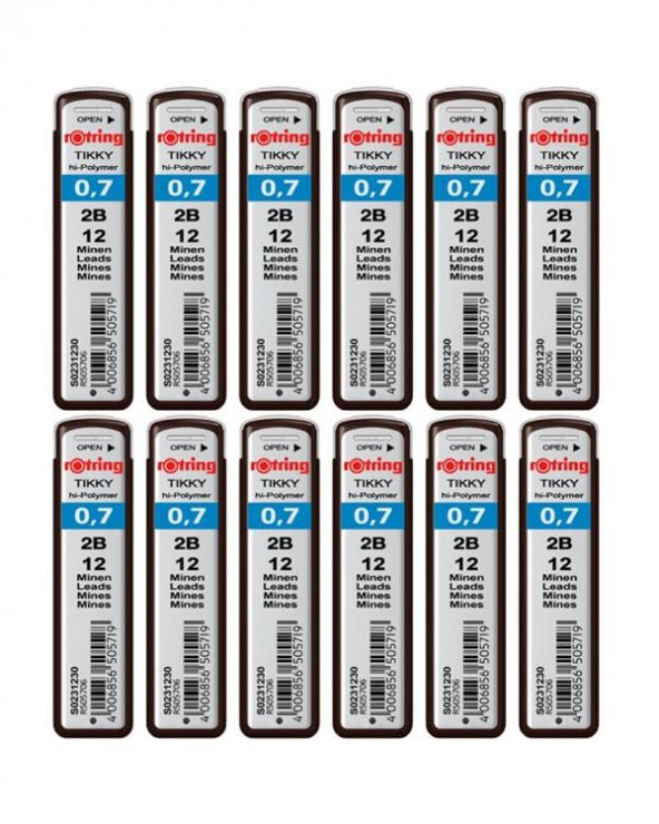 Rotring 12x10 Min 0.7 Uç 2B - 2