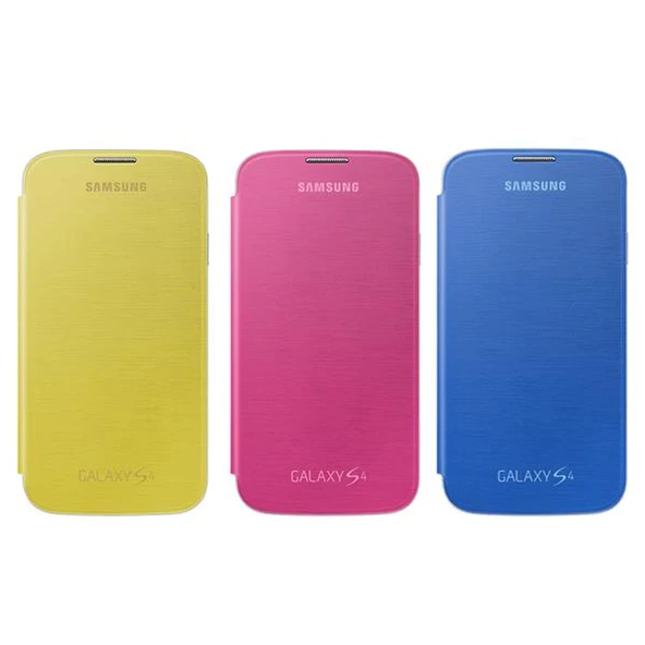 Samsung i9500 Galaxy S4 Flip Cover Orjinal Kılıf 3'lü Paket - Resim 10