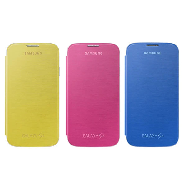 Samsung i9500 Galaxy S4 Flip Cover Orjinal Kılıf 3'lü Paket - Resim 3