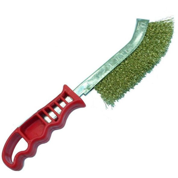 Plastik Saplı Tel Fırça Kir Temizleme Fırçası - 3